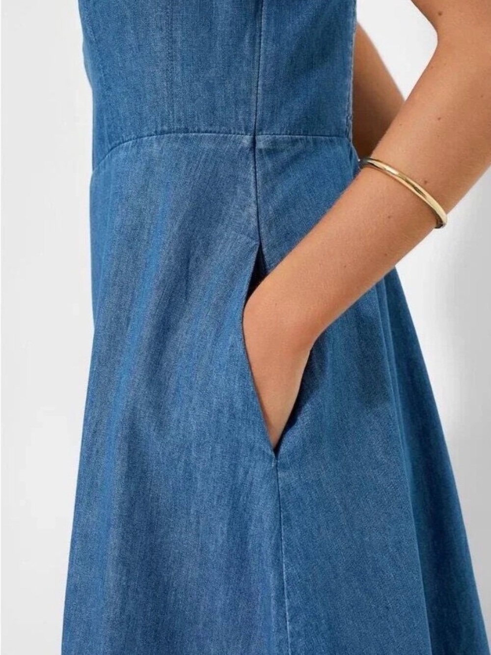 Tuckernuck Chambray Rhea Dress - Picture 6 of 9